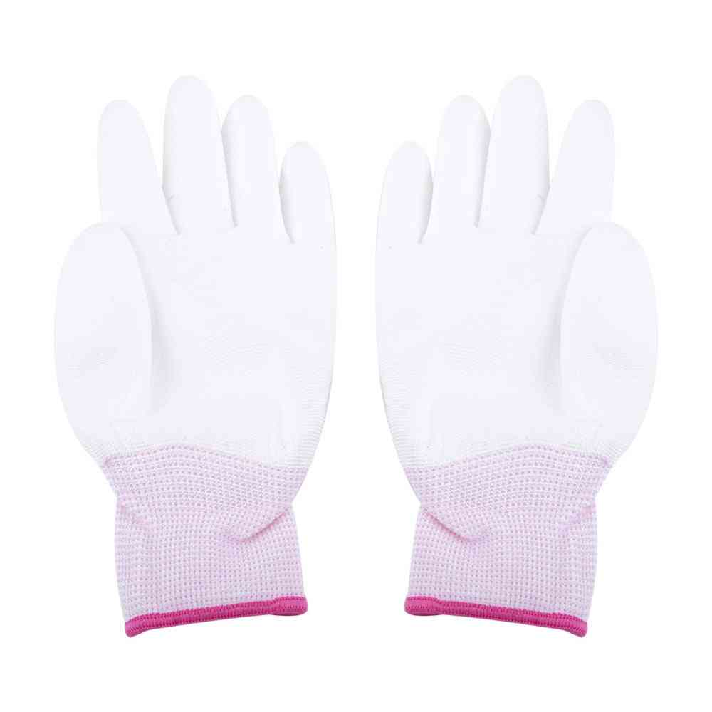 Pu Coated, Anti Static, Finger Part Clean Gloves