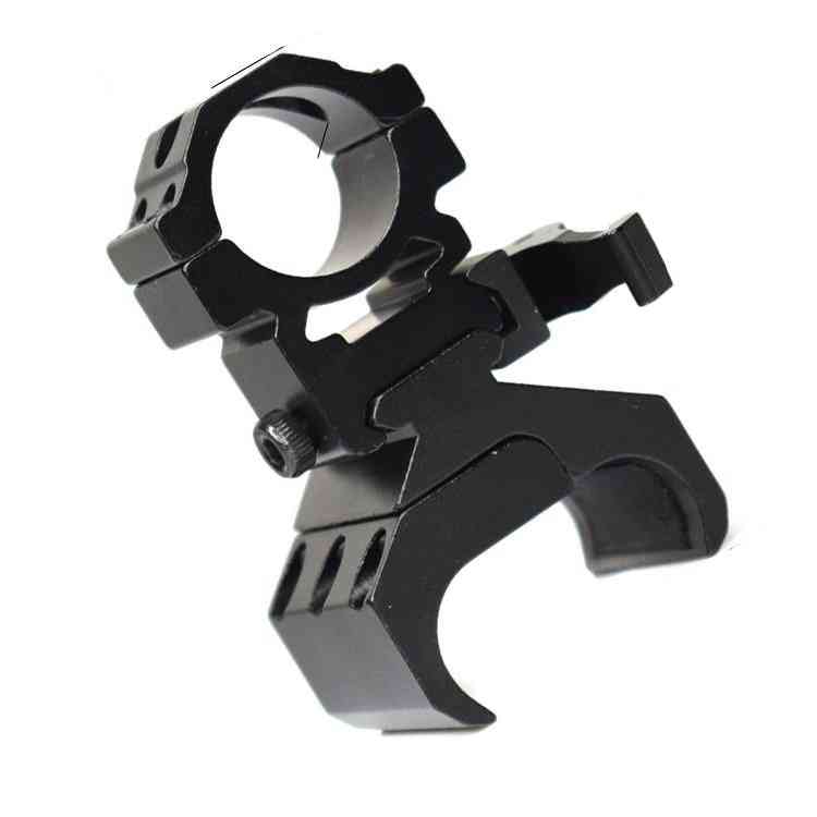 Tactical Gun, Flashlight Rail Mount, Holder Adapter For Hunting, Shooting Accessory