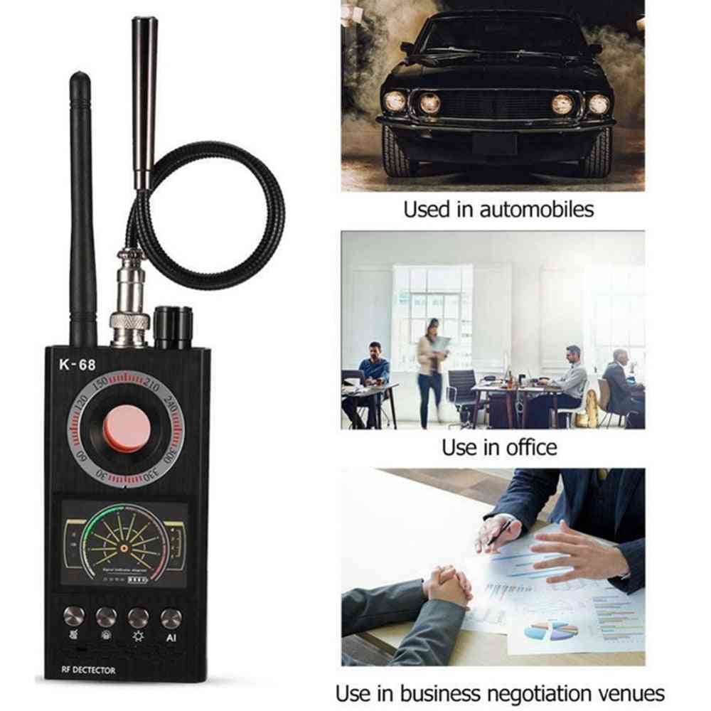 Wireless Rf Finder Anti - Spy Mini Camera Detector, Bug Locator Radio Scanner