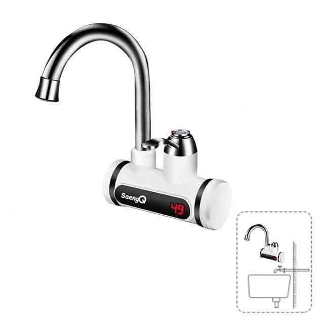 Electric Faucet, Temperature Display, Hot Water Heaters For Kitchen