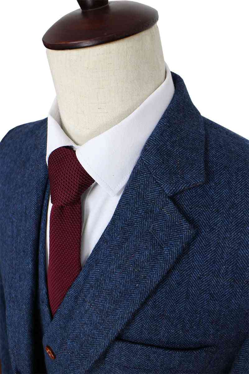 Jacket & Vest Men Suits Set