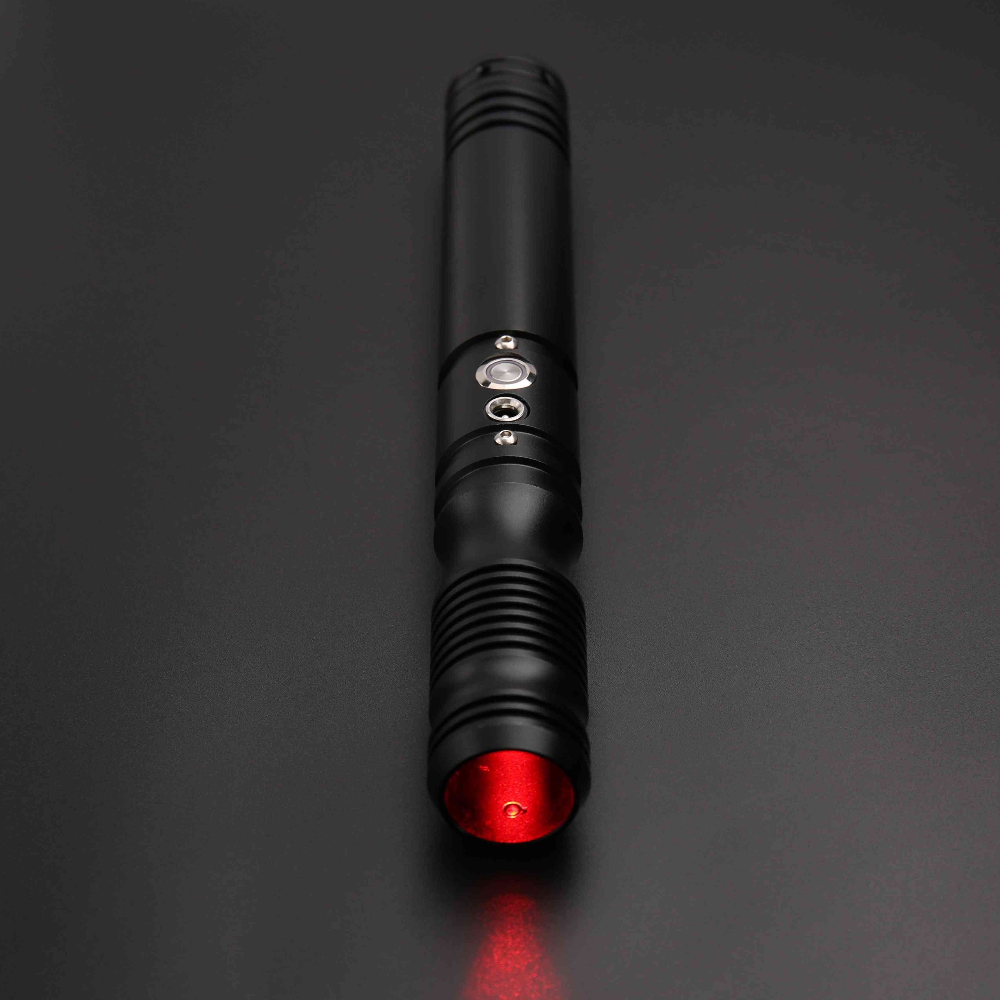 Metal Handle Lightsaber Force Fx 6-sound Fonts Blaster Lock-up Light Laser