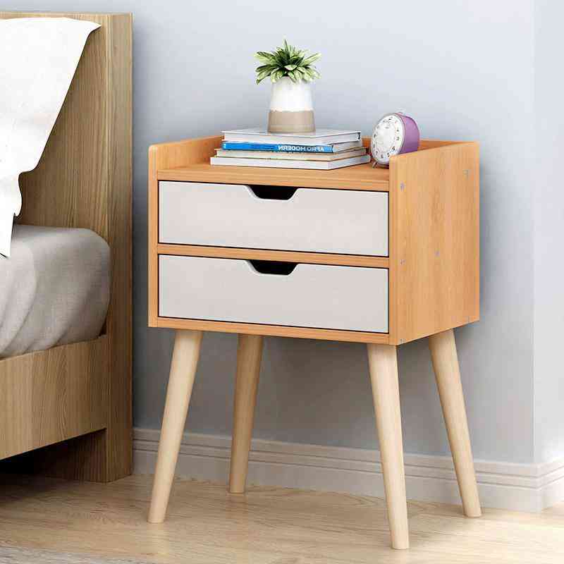 Table de chevet en bois petite armoire de rangement simple