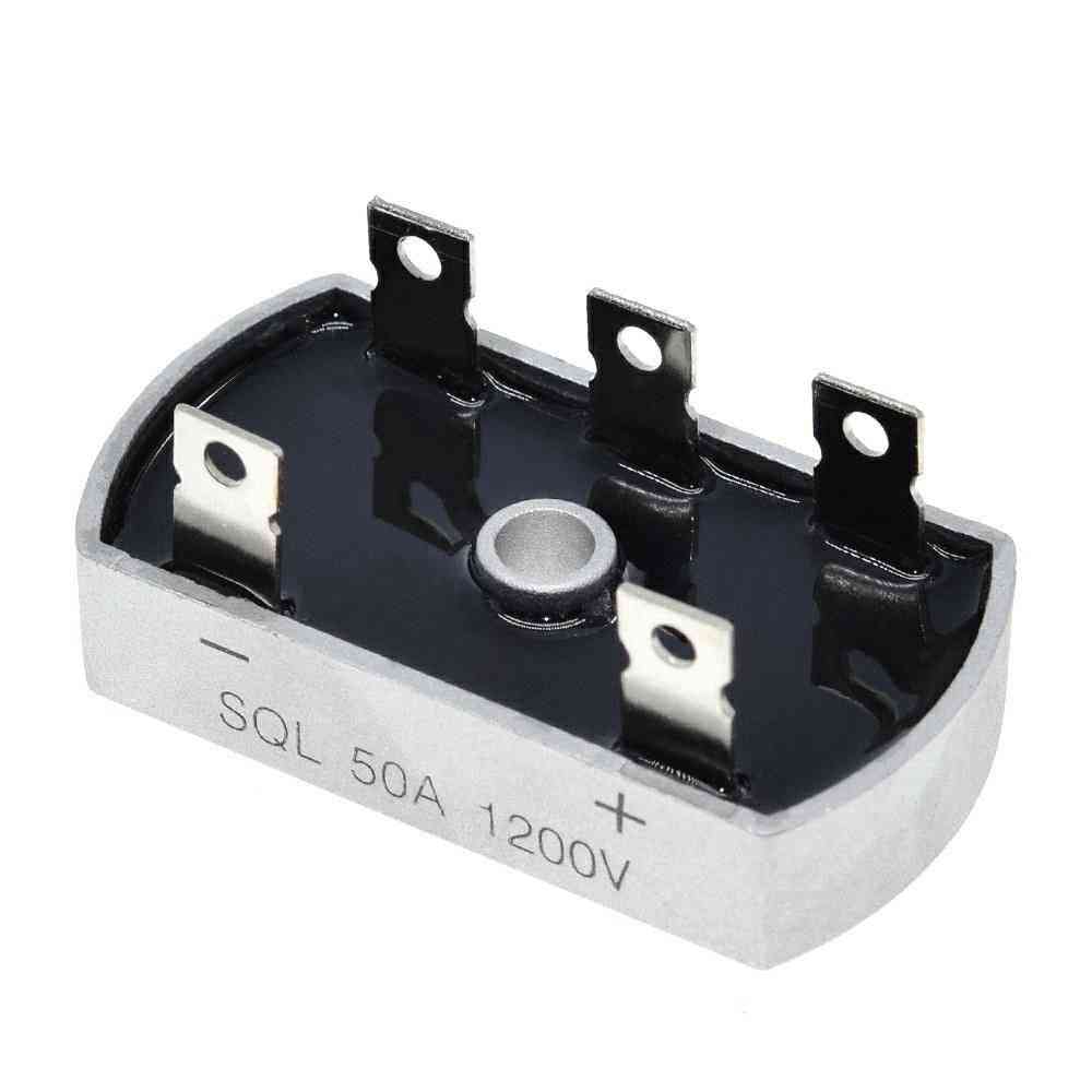 1200v Aluminum Metal Case 3 Phase Diode Bridge Rectifier 50amp Sql50a Module