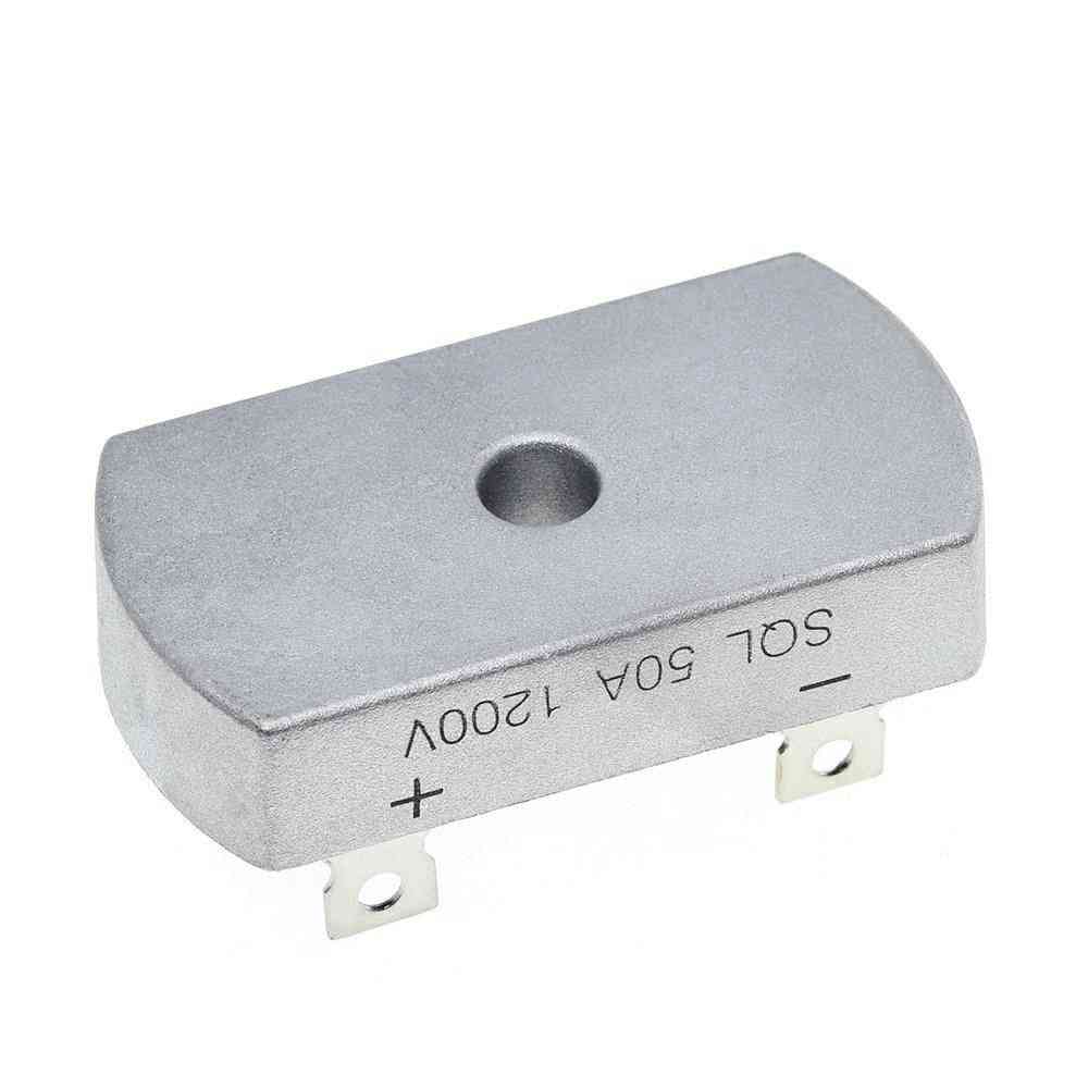 1 200 V hliníkové kovové puzdro 3 fázový diódový mostíkový usmerňovač 50amp modul sql50a