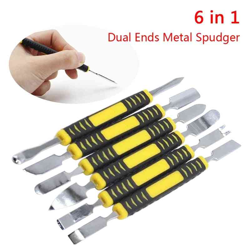 Dual Ends Metal Spudger Hand Tool Set For Iphone Ipad Tablet