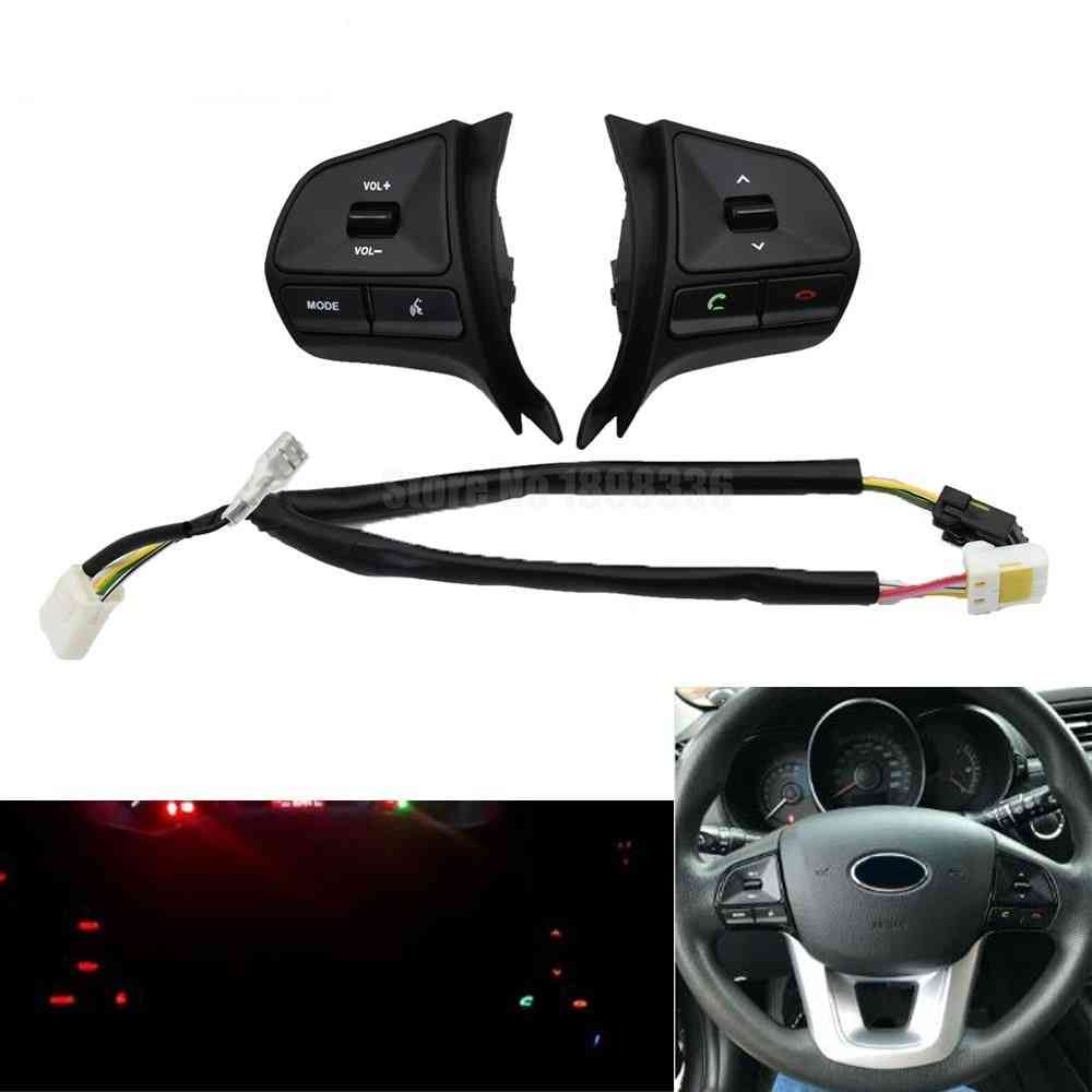 High-quality Steering Wheel Audio And Bluetooth, Control Button Switch - Car Accessories