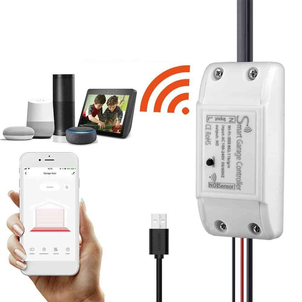 Wifi smart garageportåbner stemme trådløs fjernbetjening
