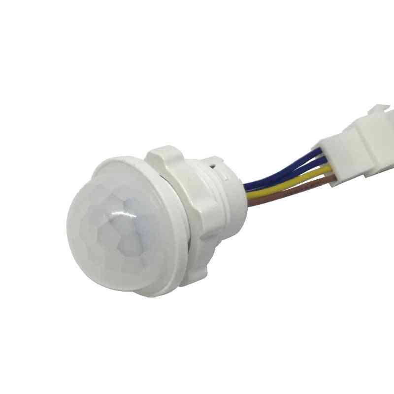 Sensor de movimento atraso de tempo de iluminação em casa interruptor pir led lâmpada noturna sensível