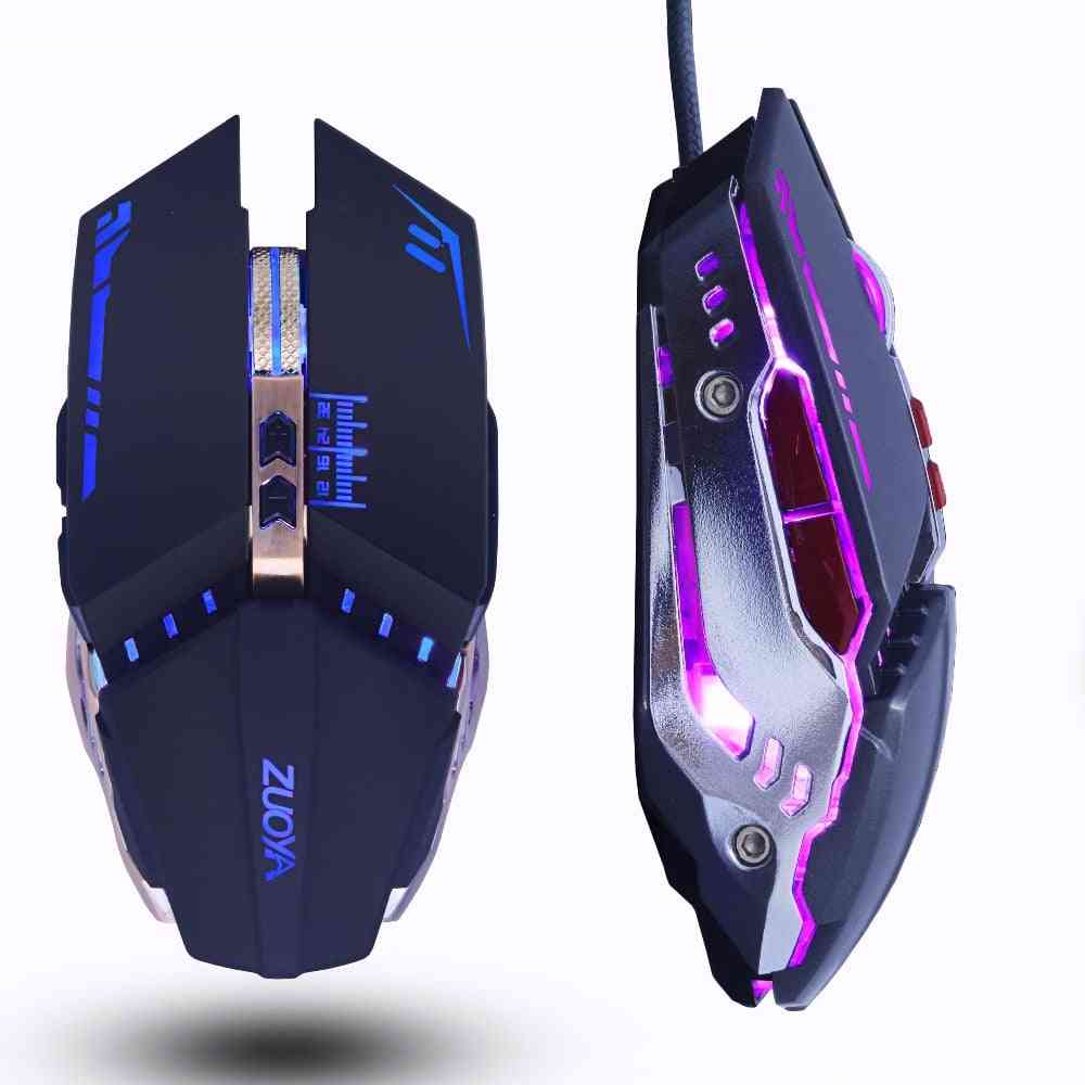 Gaming Mouse, Wired Optical Led, Computer Mice With Usb Cable