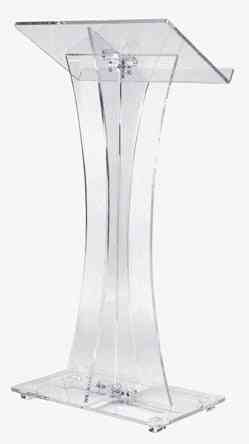 Clear Acrylic-  Lectern Podium Pulpit