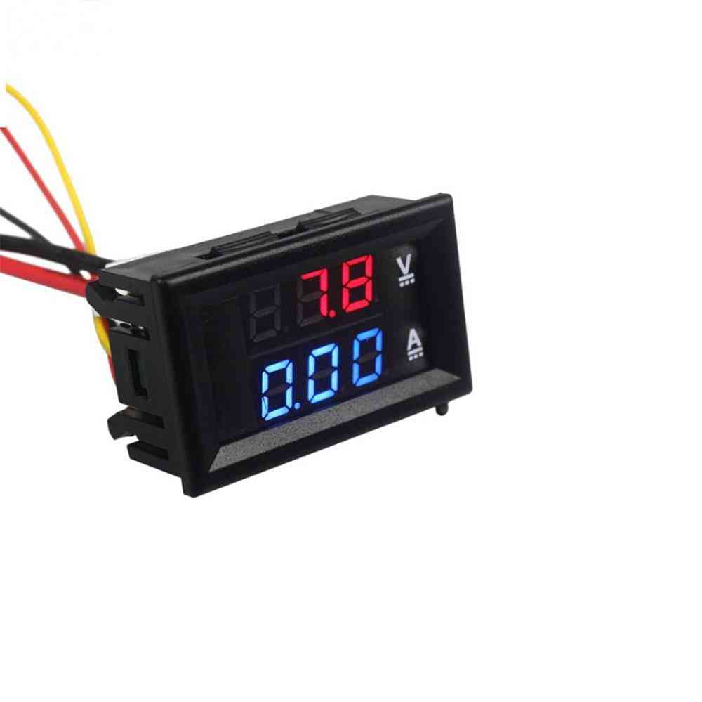 Mini digital voltmeter amperemeter panel, amp volt spänning ström tester meter