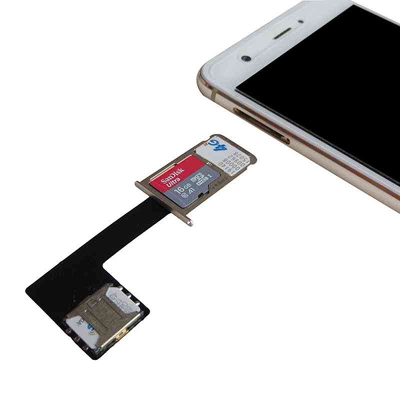 Two Nano Sim, Sd Memory Card Converter, Dual Adapter For Android