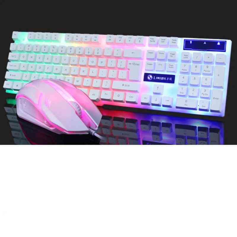 USB кабел, LED rgb подсветка, игрална клавиатура, мишка за компютър
