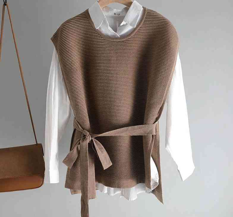 Oversize Sash Sweater