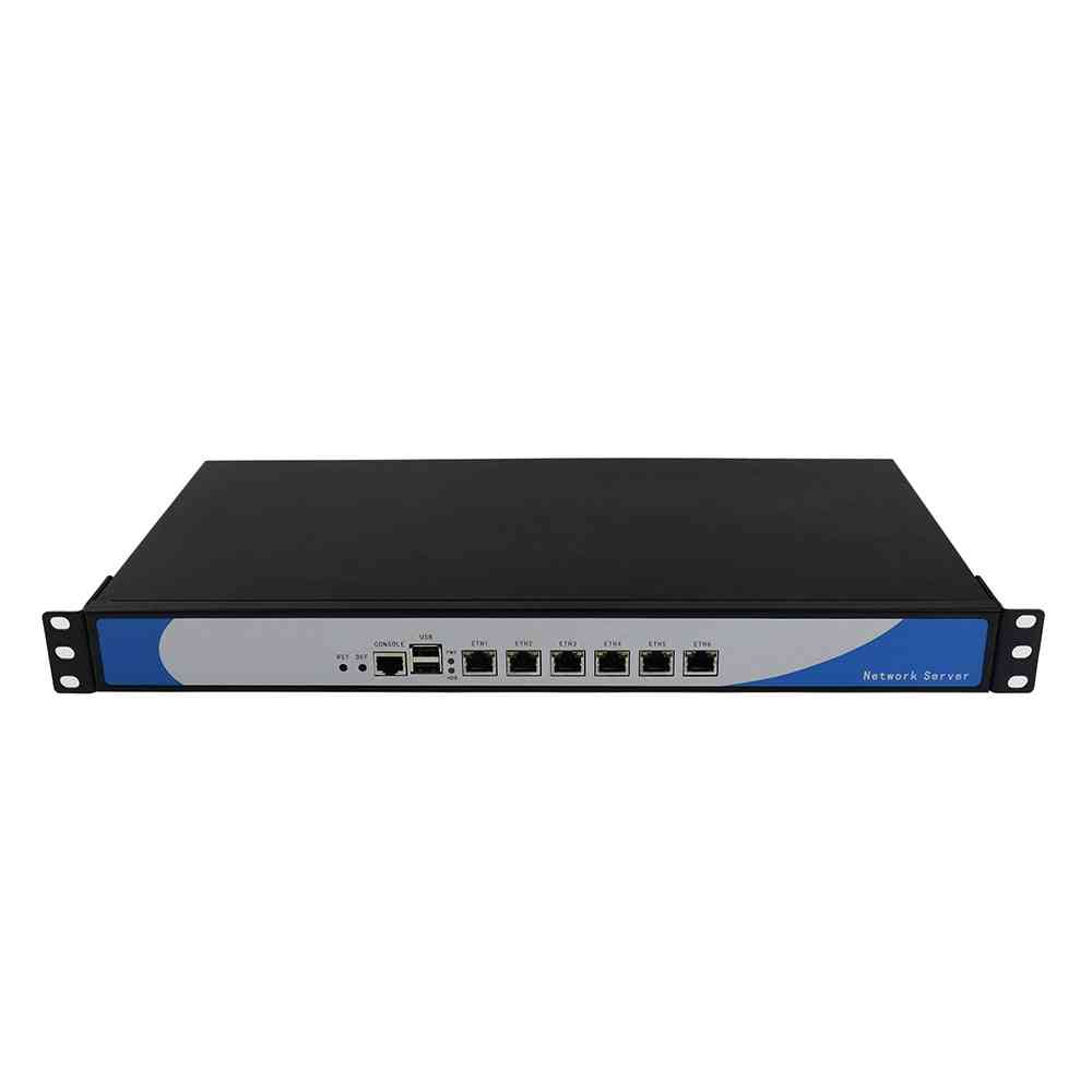 Intel Core I3 4160 Processor Network Security Server - 1u  Firewall Pc Pfsense With 6 Lan Support Add 2 Spf Ports
