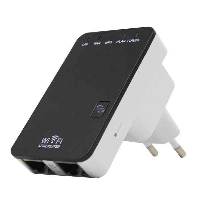 300m Wireless Repeater, Signal Amplifier Dual Network Port