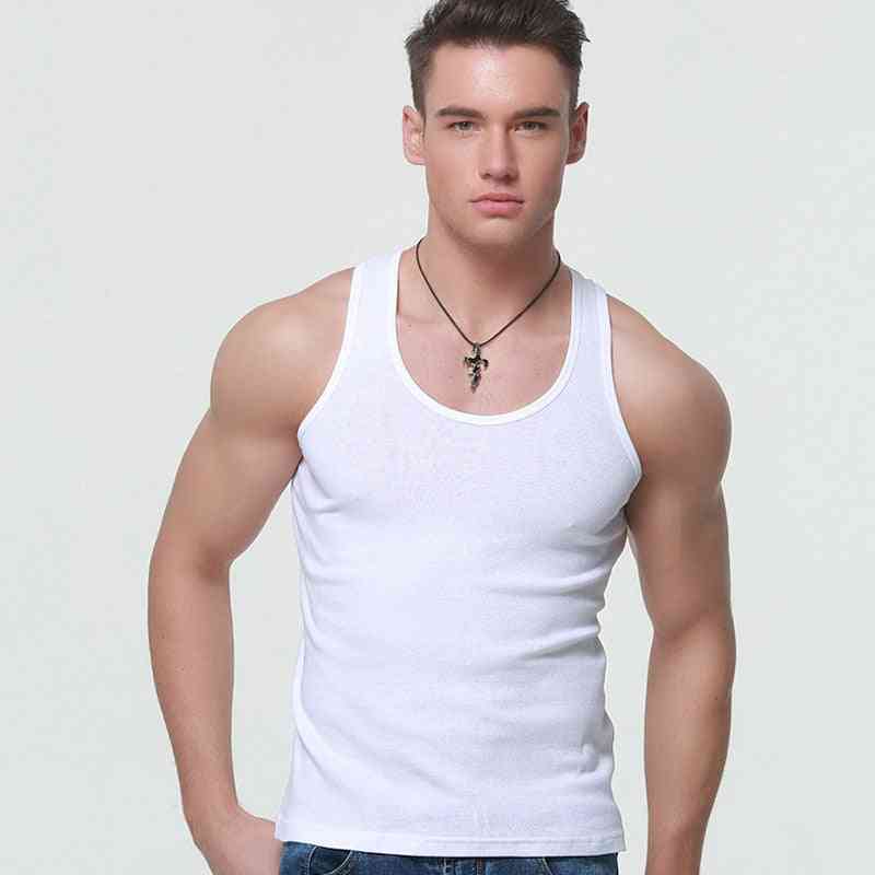 Soft And Breathable Men's Cotton Undershirt