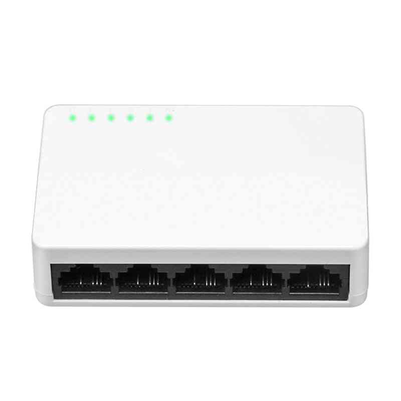 5 Port 10/100 Mbit/s Fast Ethernet Netzwerk Switch LAN Hub