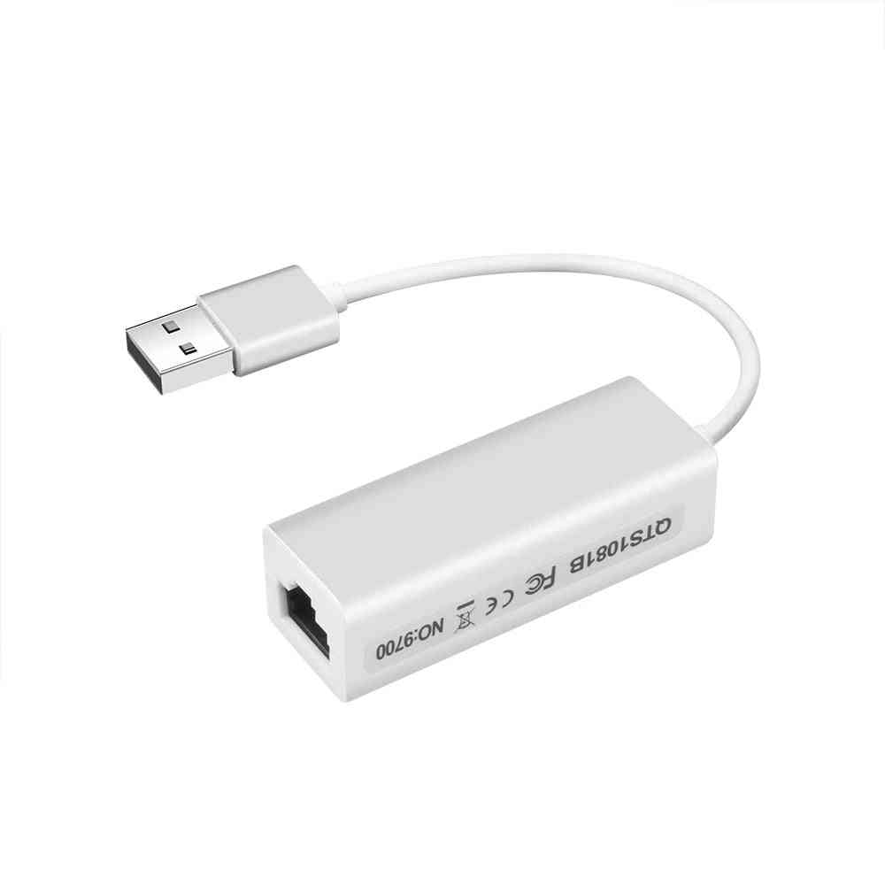 Placă adaptor USB 2.0 la rj45 ethernet LAN