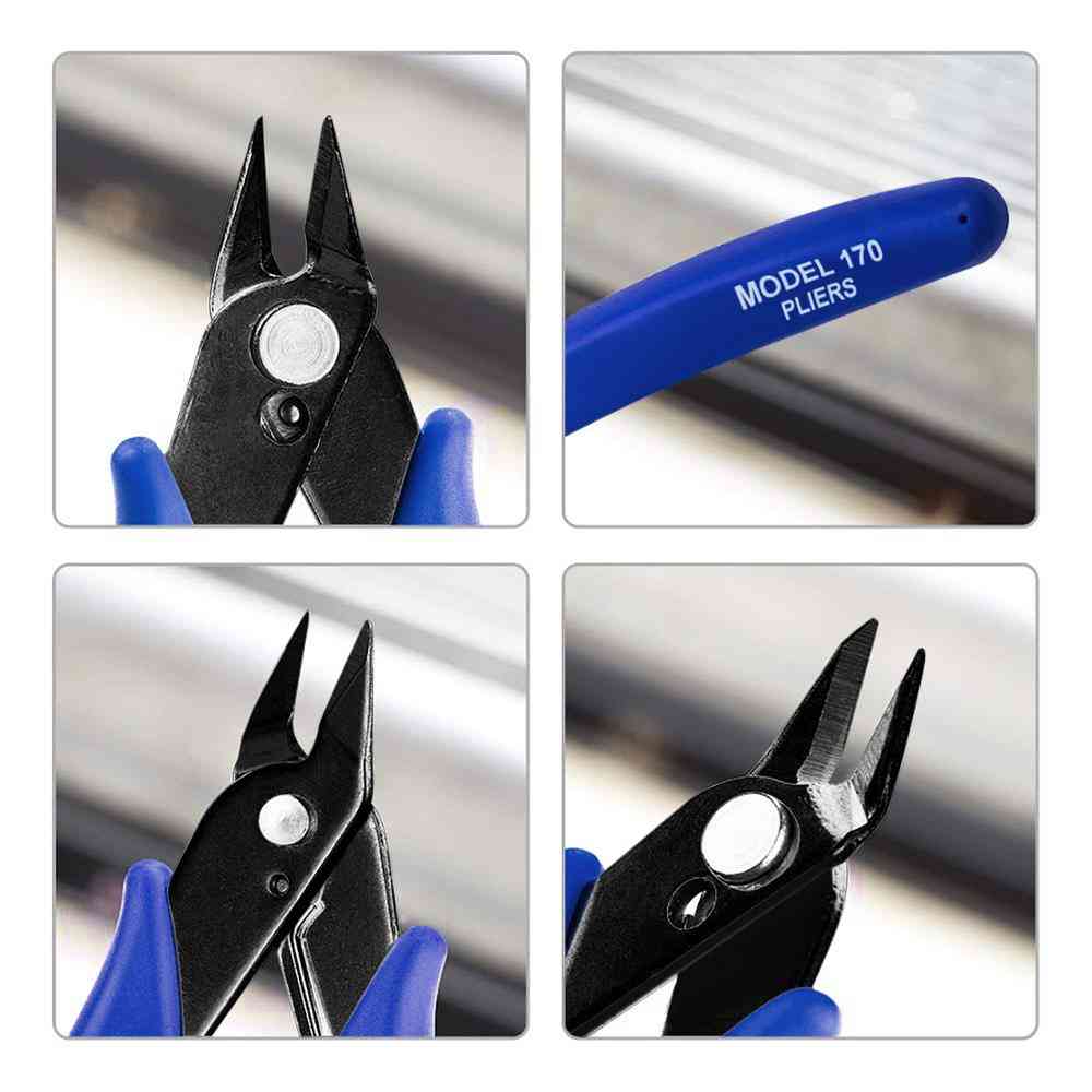 Electronic Diagonal Pliers, Side Cutting, Nippers Wire Cutter, Wishful Clamp Plato