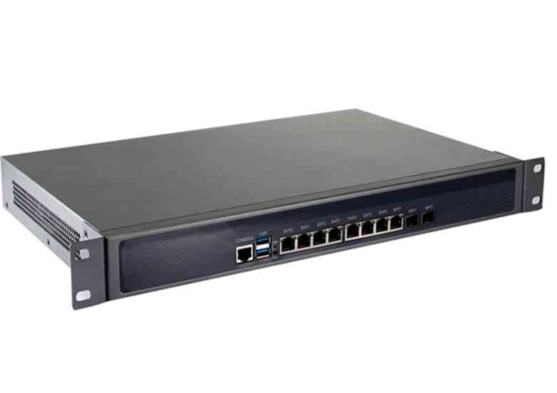R7-palvelinverkot, celeron 3855u, 8 * intel gigabitti, Ethernet-portit 2 sfp