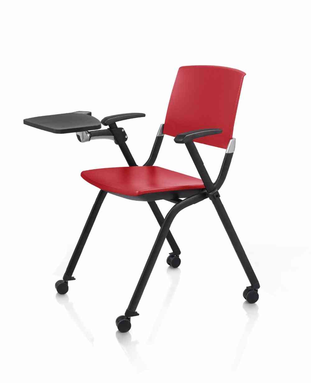Folding Chair With Writing Board For Office, Home