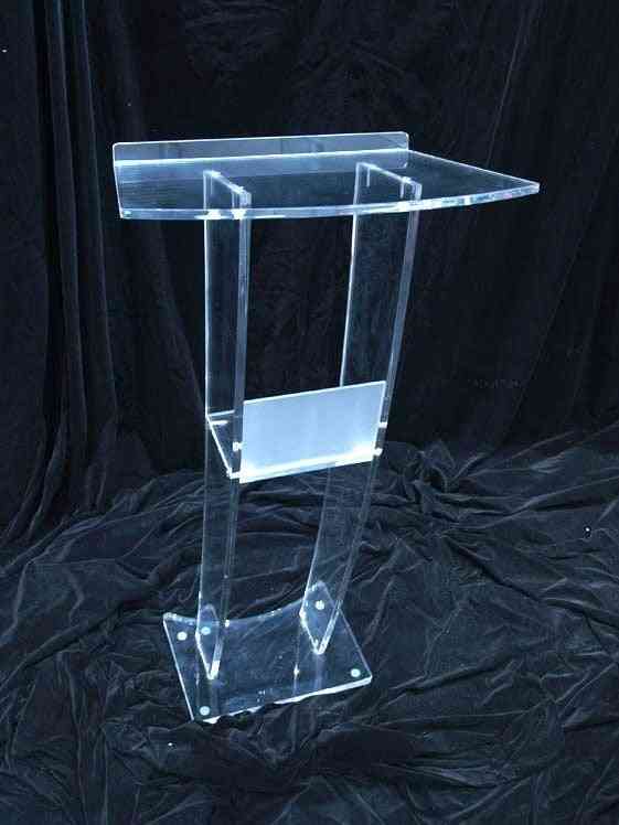 Clear Acrylic- Podium Pulpit, Podiums Lectern