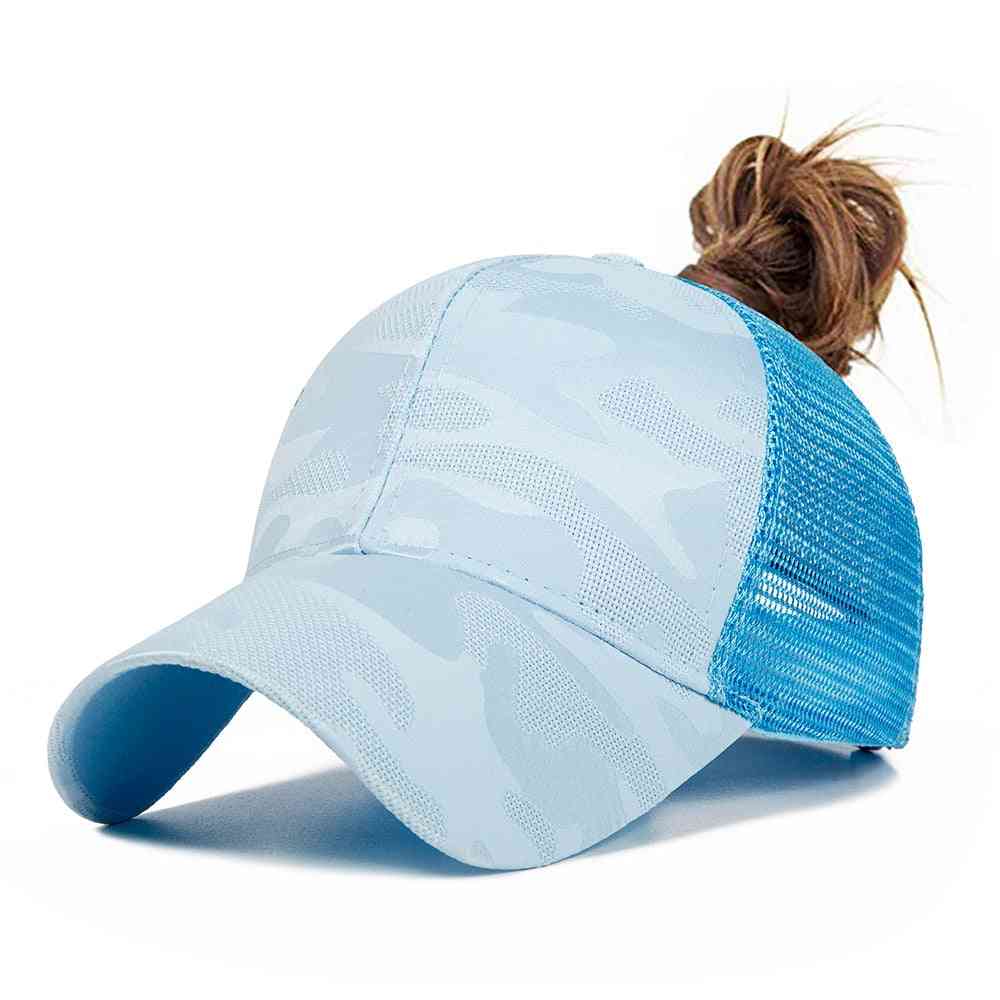 Leto - trendový bejzbal do copu, pokrčené čiapky Snapback