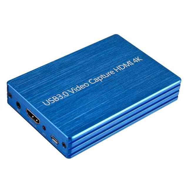 4k 1080p hdmi -usb 3.0 -videotallennuskortti suoratoistoon