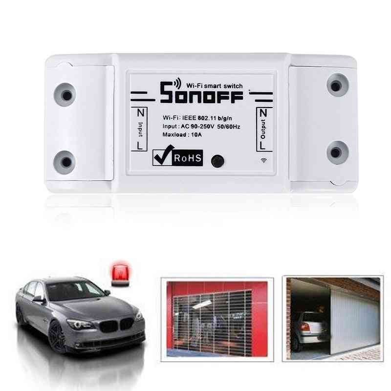 Sonoff osnovna wifi sklopka diy bežični daljinski upravljač domotica automatizacija relejnog modula kontroler rad s alexa