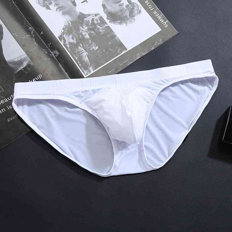 Low Waist, Soft Silk Underwear Seamless Breathable Panties,
