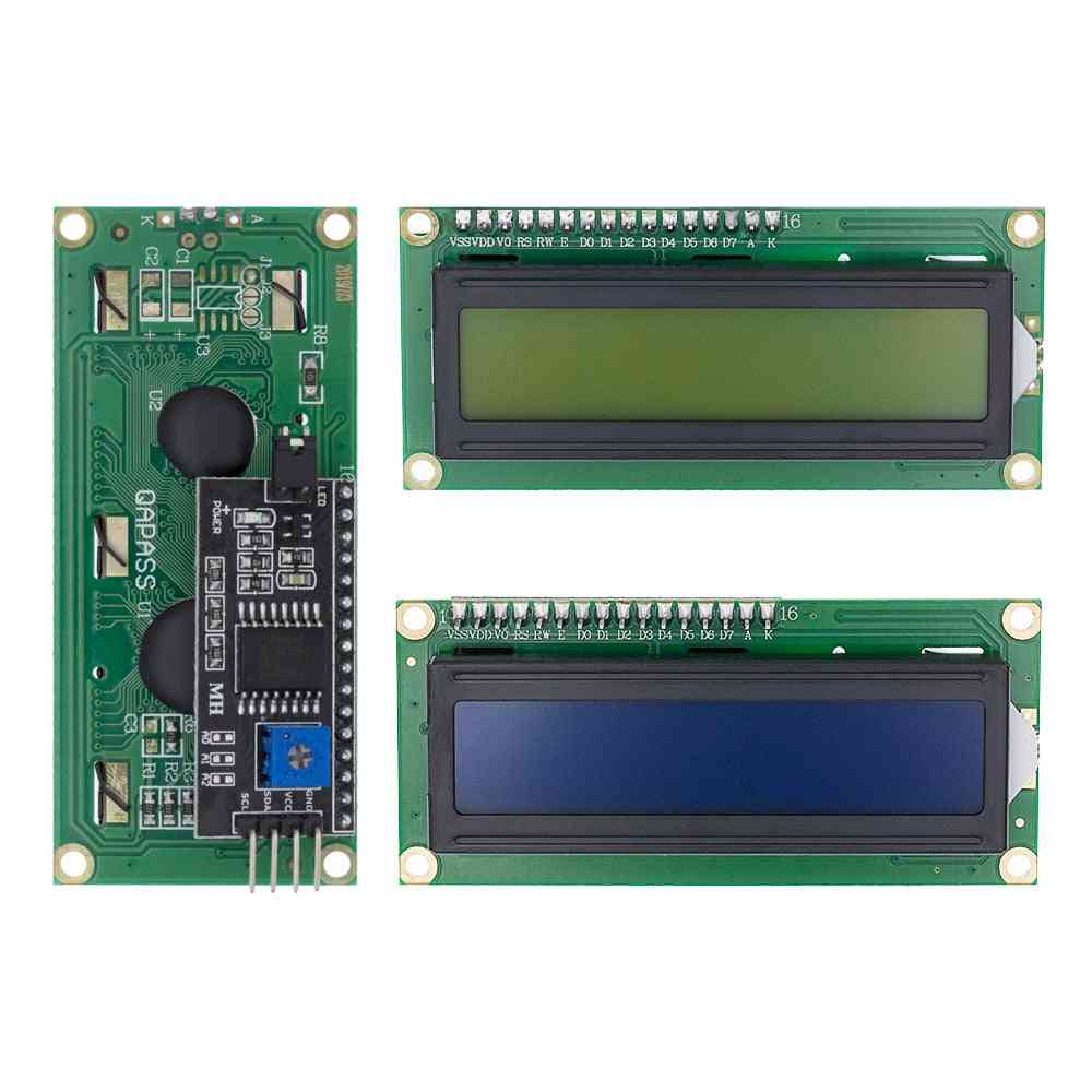 1602 + i2c, pcf8574 iic- lcd modul képernyő, adapterlemez az arduino számára