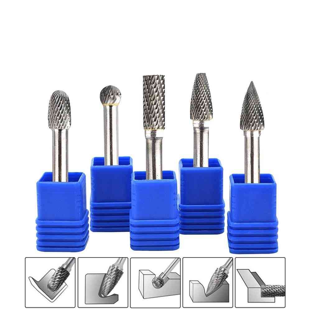 Double Text Head Tungsten Carbide Rotary Tool