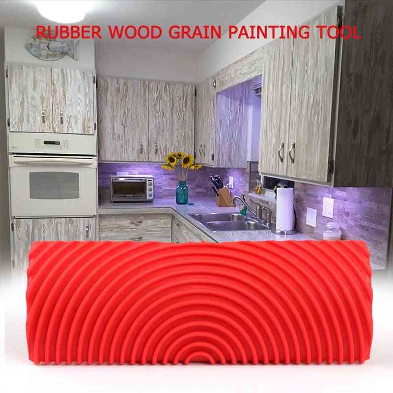 2pcs Rubber Wood Grain Painting Tool
