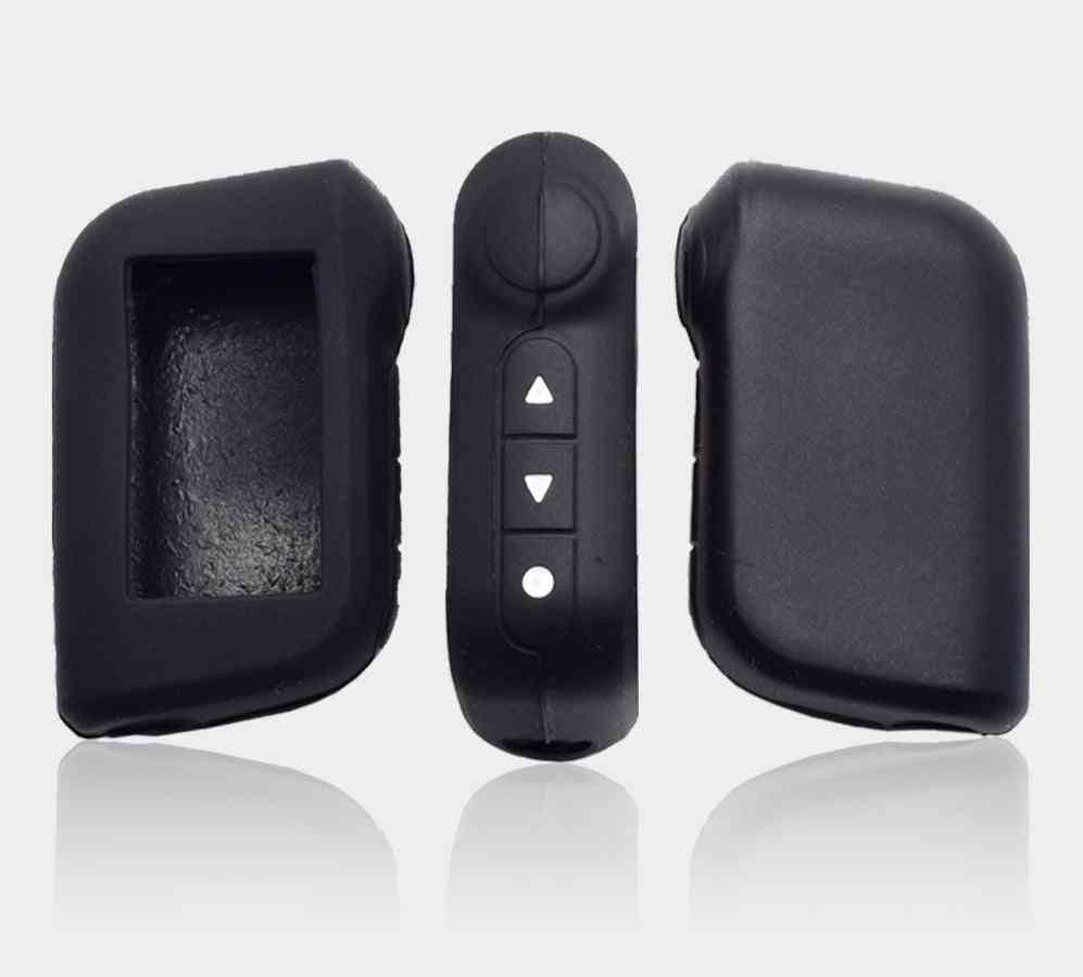 Starline Car Alarm System Lcd Silica Gel Remote Control Keychain Cover