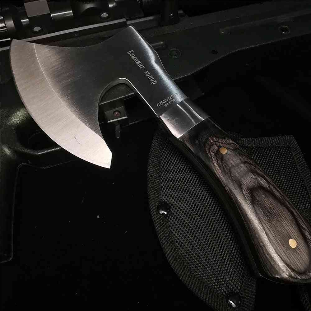 Short Handle Thick Durable Stainless Steel Sharp Axe
