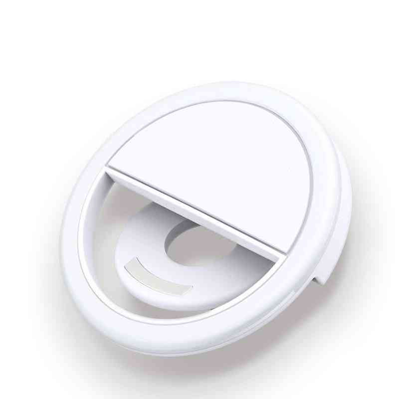 Usb töltésű led szelfi gyűrű az iphone xiaomi telefonhoz