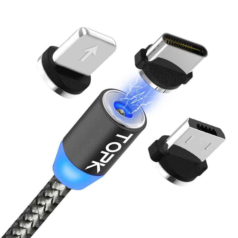 Indicador led cable usb magnético