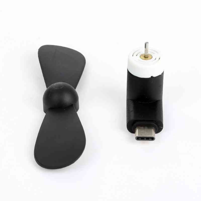 Nový mini USB malý ventilátor typu C / 5 pre príslušenstvo pre smartphony