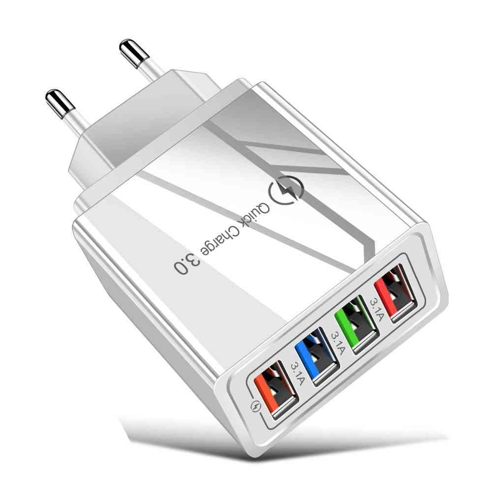 Usb Charger Quick Charger Wall Adapter For Iphone, Samsung