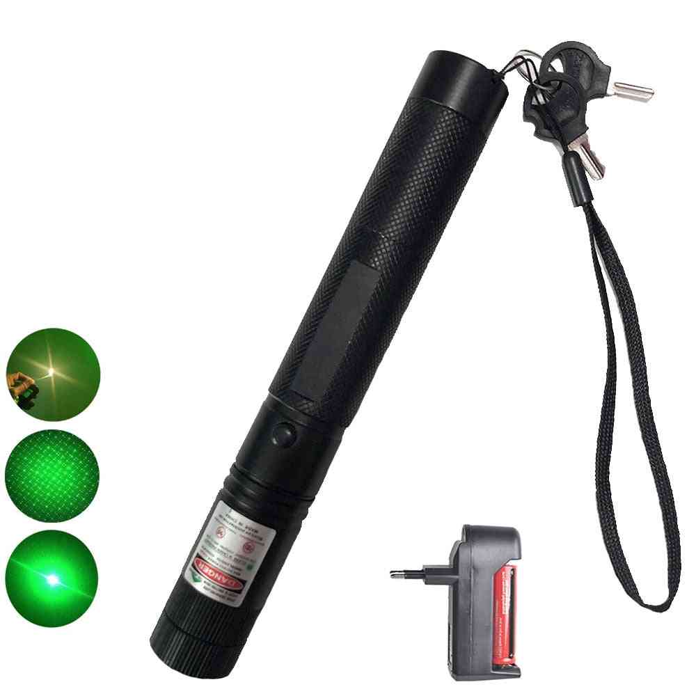 Powerful Laser Sight Pointer, Adjustable Focus With Pen Head Burning Match