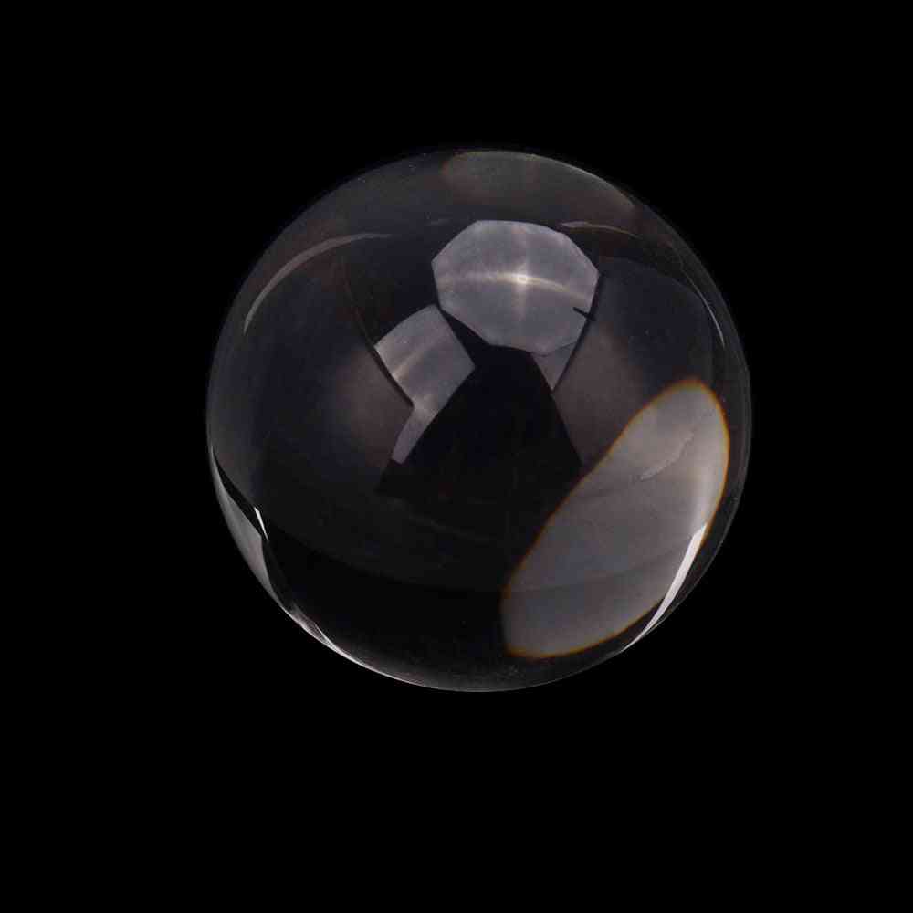 Magische kristallen bol, kwartsfotografie, glazen bol voor huisdecoratie (helder 80mm)