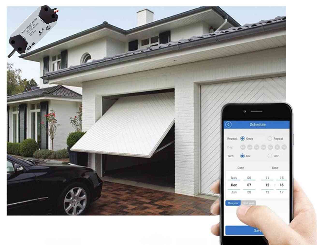 Wifi Remote, Smart Garage Door Opener - Supprot Alexa Home Voice Control