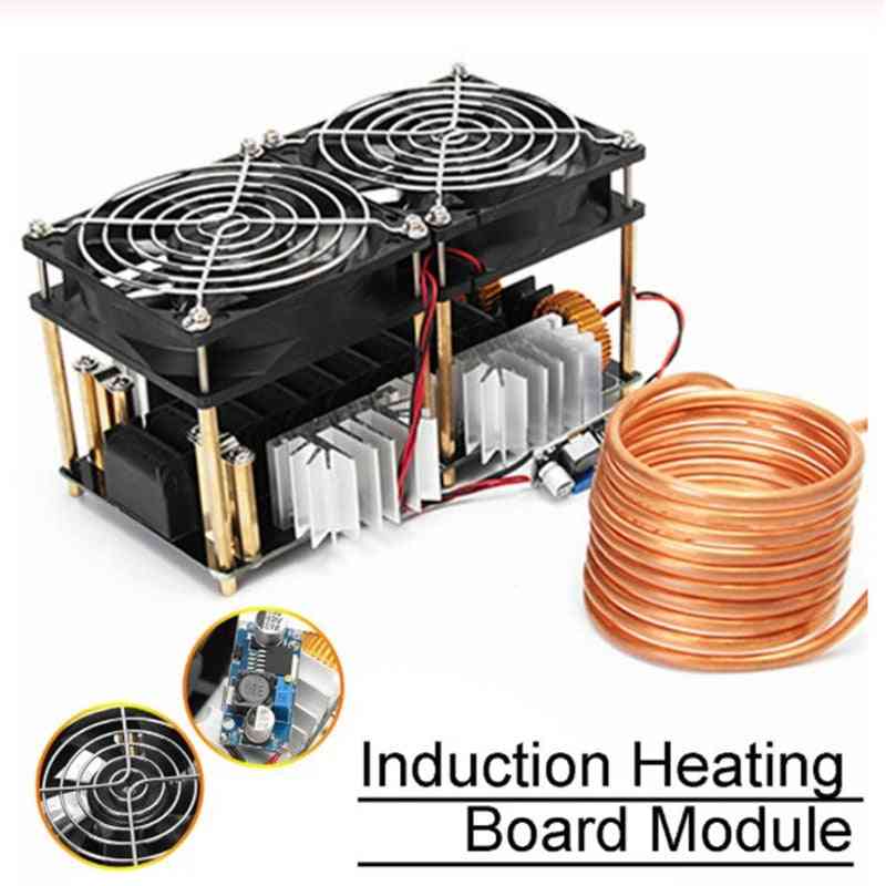 Zvs Induction Heating Board, Heater Module Flyback Driver, Coil Dual Fan With Copper Tube (black)