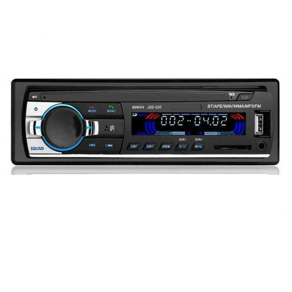 Autoradio 1 Din Bluetooth Sd Mp3 Player Jsd-520 Car Stereo Fm Aux Input Receiver Sd Usb