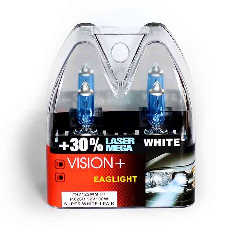 Lâmpadas super brancas, brilho de visão de corrida, farol automático, lâmpada de halogênio de feixe
