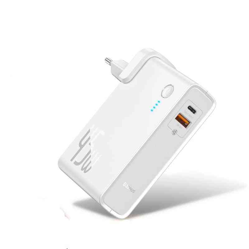 2-in-1, Usb-c, Pd Power Bank, Charger & Battery