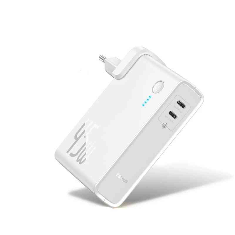 2-in-1, Usb-c, Pd Power Bank, Charger & Battery