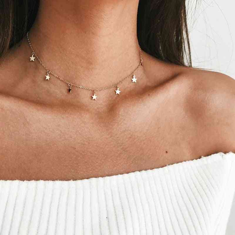 Women's Pendant, Female Choker Necklaces, Jewelry Simple Ladies